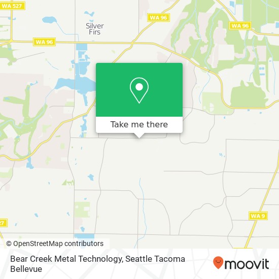 Mapa de Bear Creek Metal Technology