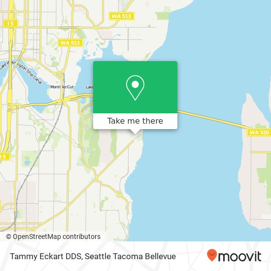 Mapa de Tammy Eckart DDS, 1901 42nd Ave E