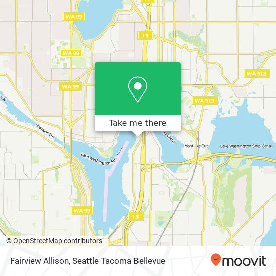 Mapa de Fairview Allison, Seattle, WA 98102