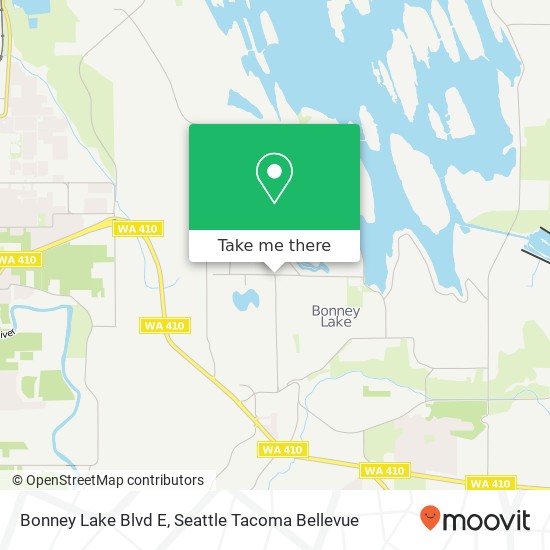 Mapa de Bonney Lake Blvd E, Bonney Lake, WA 98391