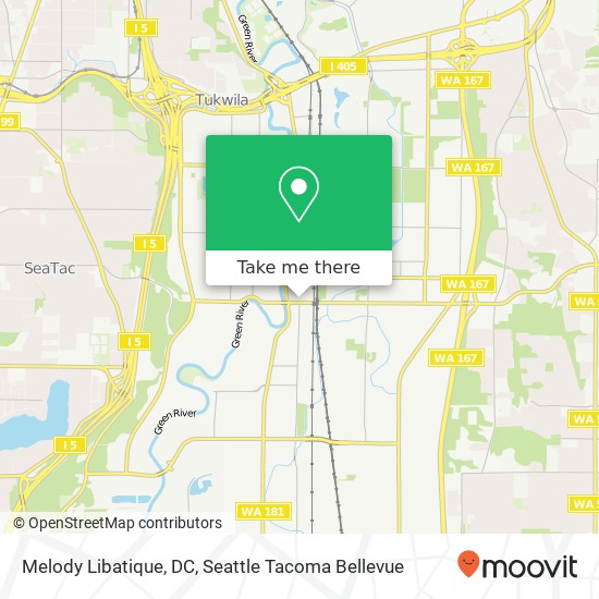 Mapa de Melody Libatique, DC, S 180th St