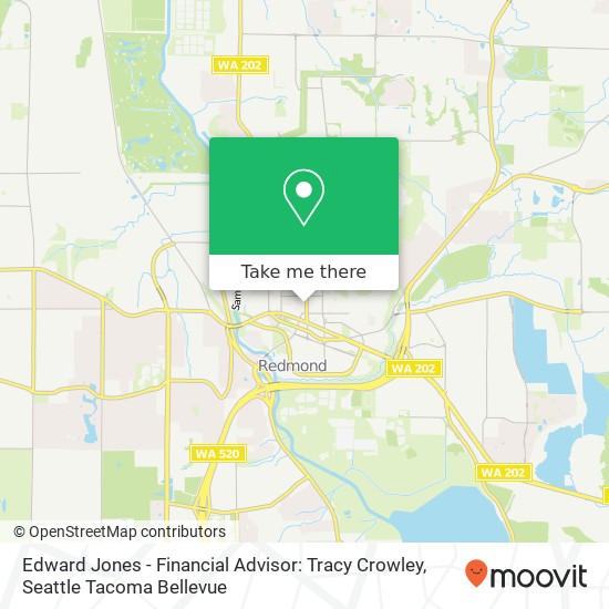 Mapa de Edward Jones - Financial Advisor: Tracy Crowley, 8103 164th Ave NE