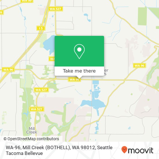 Mapa de WA-96, Mill Creek (BOTHELL), WA 98012