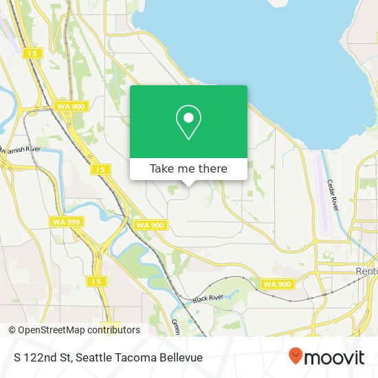 Mapa de S 122nd St, Seattle, WA 98178