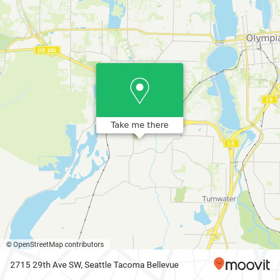 Mapa de 2715 29th Ave SW, Olympia, WA 98512