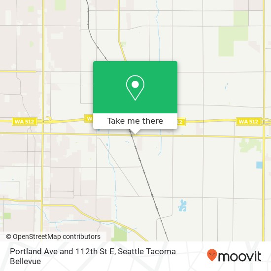 Mapa de Portland Ave and 112th St E, Tacoma, WA 98445