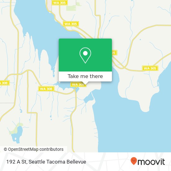 Mapa de 192 A St, Keyport, WA 98345