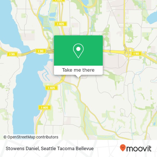 Stowens Daniel, 4315 Factoria Blvd SE map