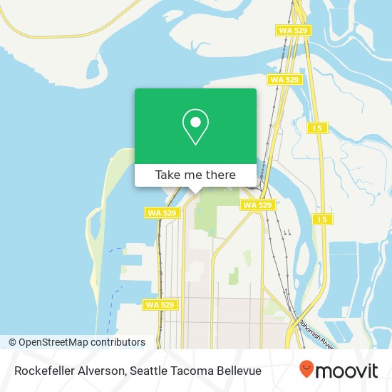 Mapa de Rockefeller Alverson, Everett, WA 98201