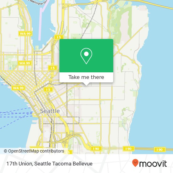 Mapa de 17th Union, Seattle, WA 98122