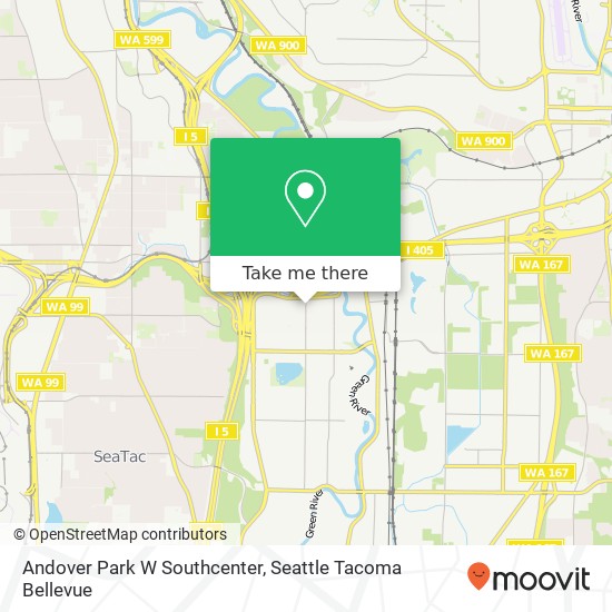 Andover Park W Southcenter, Tukwila, WA 98188 map