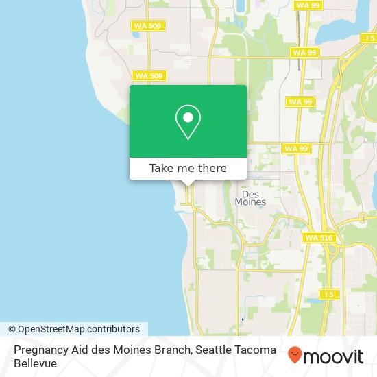 Pregnancy Aid des Moines Branch, 730 S 225th St map