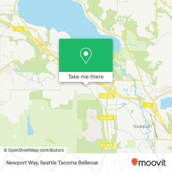 Mapa de Newport Way, Issaquah, WA 98027