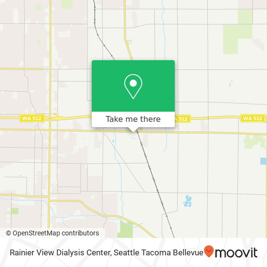 Rainier View Dialysis Center, 1822 112th St E map