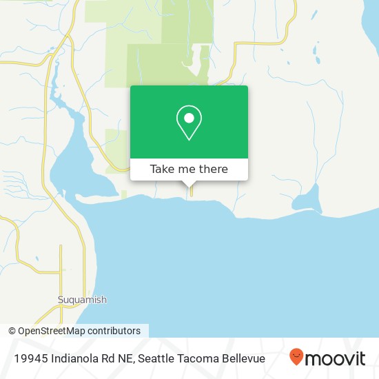 Mapa de 19945 Indianola Rd NE, Poulsbo, WA 98370