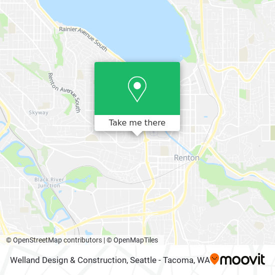 Welland Design & Construction map