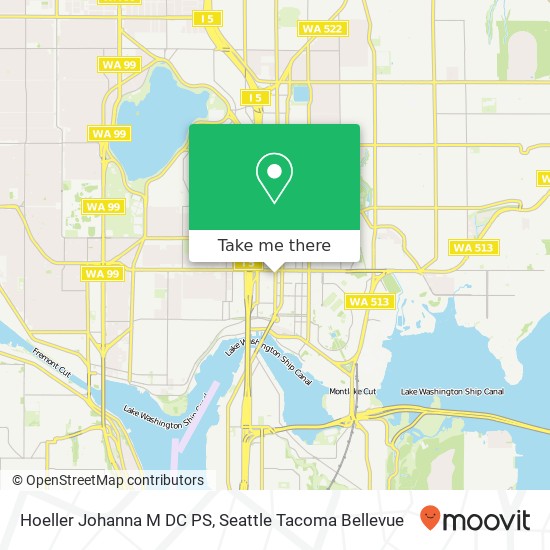 Hoeller Johanna M DC PS, 4345 Roosevelt Way NE map