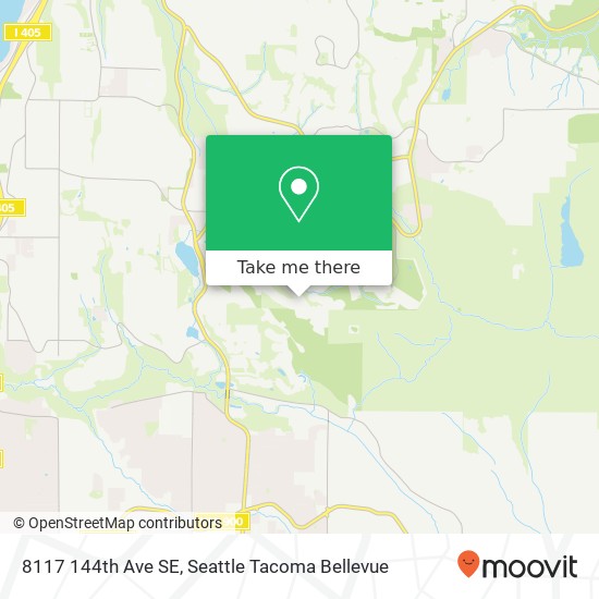 Mapa de 8117 144th Ave SE, Newcastle, WA 98059