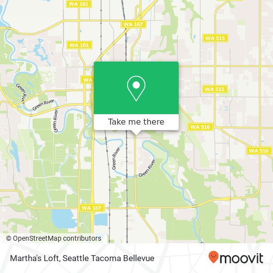 Martha's Loft, 8316 S 259th St map