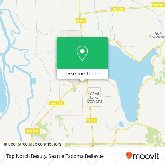 Top Notch Beauty map