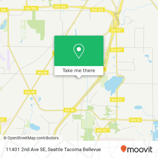 Mapa de 11401 2nd Ave SE, Everett, WA 98208