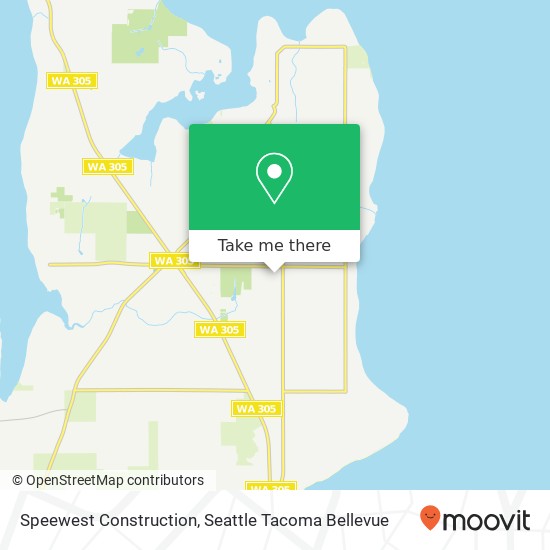 Speewest Construction map