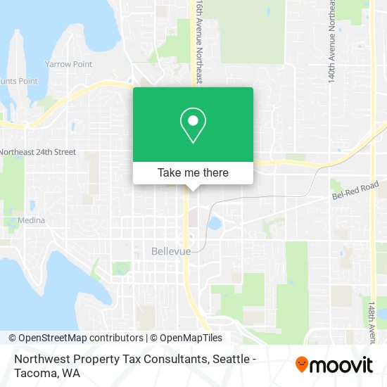 Northwest Property Tax Consultants map