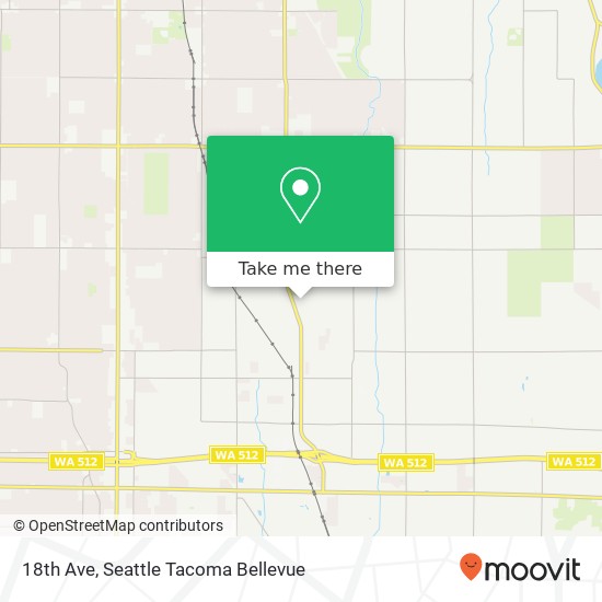 Mapa de 18th Ave, Tacoma, WA 98445