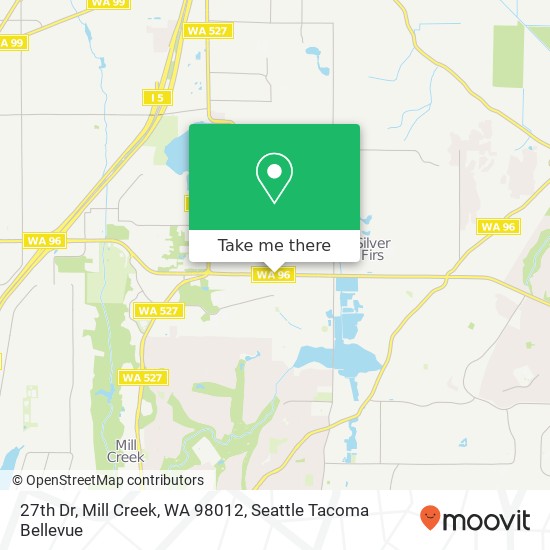 27th Dr, Mill Creek, WA 98012 map