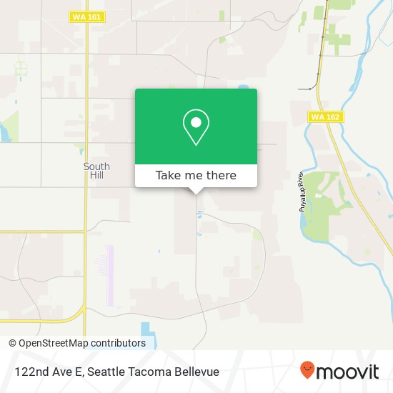 Mapa de 122nd Ave E, Puyallup, WA 98374