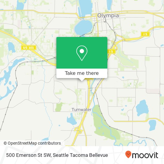 500 Emerson St SW, Tumwater, WA 98512 map