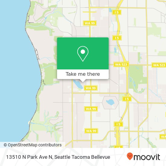 13510 N Park Ave N, Seattle, WA 98133 map