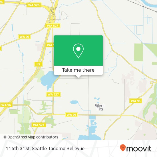 Mapa de 116th 31st, Everett, WA 98208