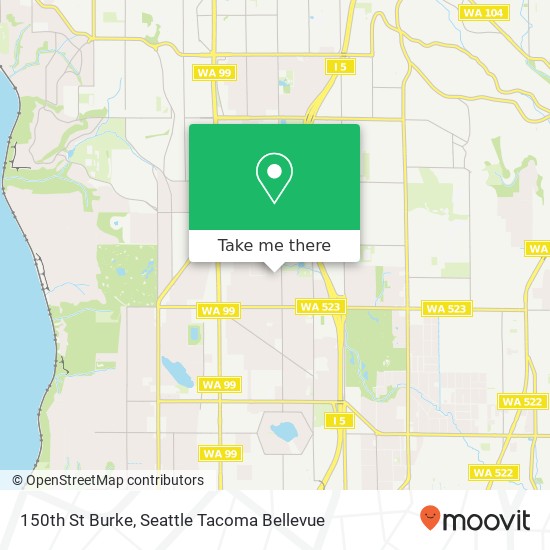 150th St Burke, Shoreline, WA 98133 map