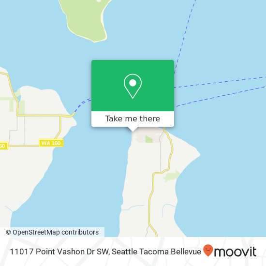 11017 Point Vashon Dr SW, Vashon, WA 98070 map