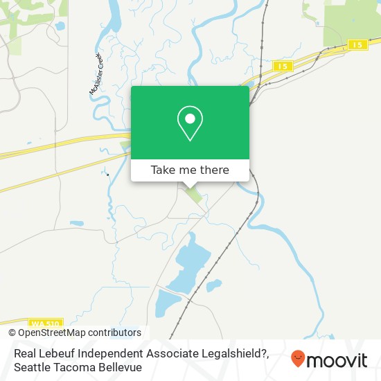 Mapa de Real Lebeuf Independent Associate Legalshield?, 10900 Kuhlman Rd SE