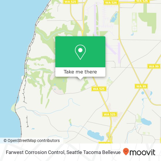 Mapa de Farwest Corrosion Control, 4640 Campus Pl