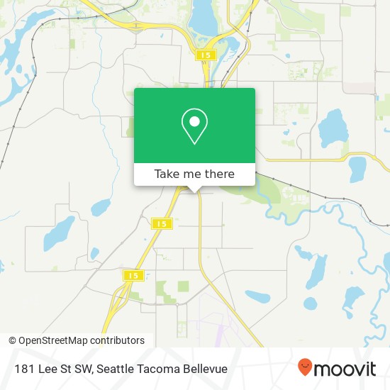 181 Lee St SW, Tumwater, WA 98501 map