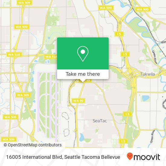16005 International Blvd, Seatac, WA 98188 map