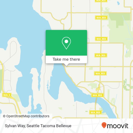 Sylvan Way, Bremerton, WA 98310 map