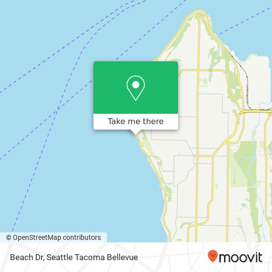 Beach Dr, Seattle, WA 98116 map