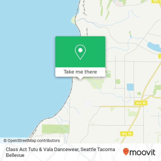 Class Act Tutu & Vala Dancewear, 7110 156th St SW map