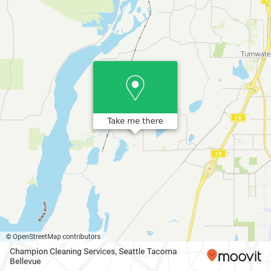 Mapa de Champion Cleaning Services, 6600 Kirsop Village Dr SW