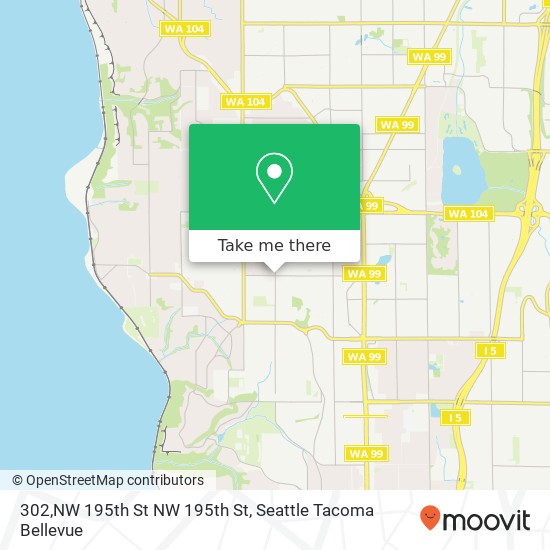 302,NW 195th St NW 195th St, Shoreline, WA 98177 map