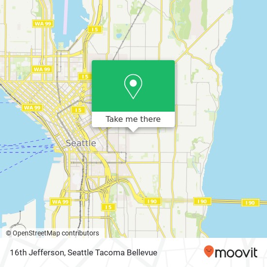 Mapa de 16th Jefferson, Seattle, WA 98122