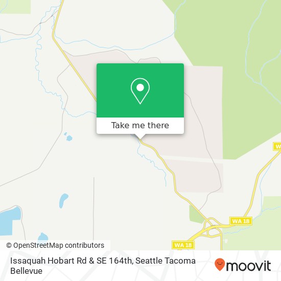 Mapa de Issaquah Hobart Rd & SE 164th, Issaquah, WA 98027