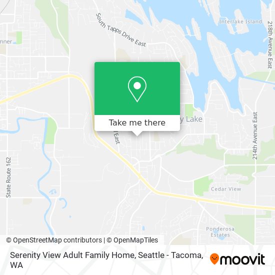 Serenity View Adult Family Home map