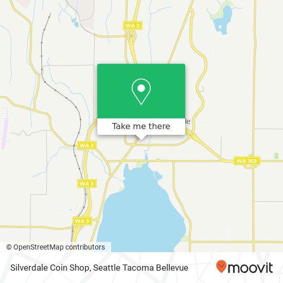 Mapa de Silverdale Coin Shop, 2845 NW Kitsap Pl