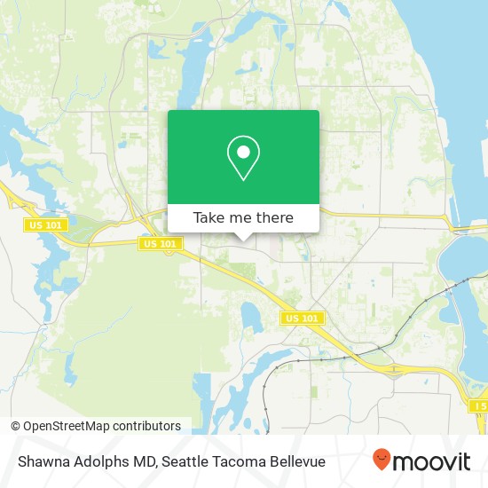 Mapa de Shawna Adolphs MD, 3920 Capital Mall Dr SW