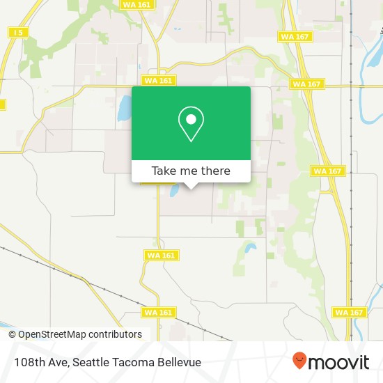 108th Ave, Edgewood, WA 98372 map